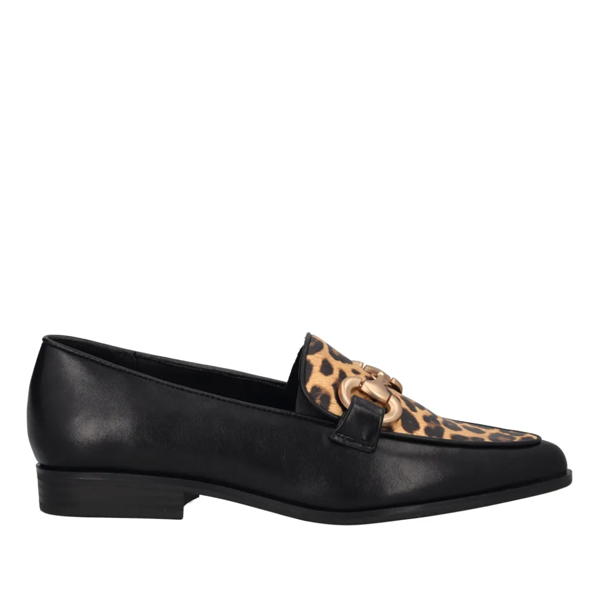 Mocassini Donna Nere e Animalier