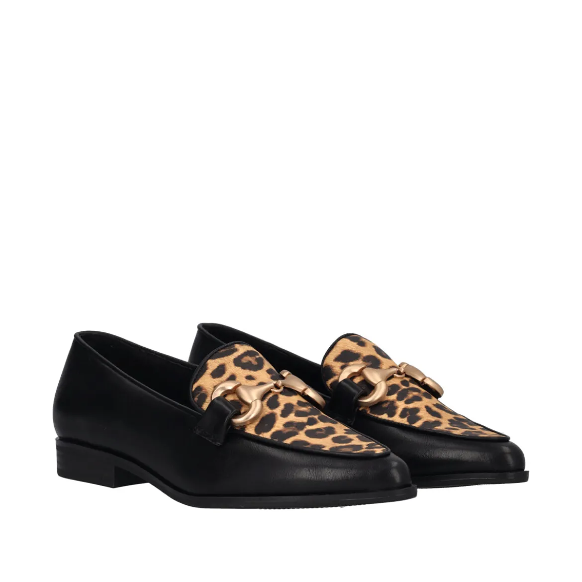 Mocassini Donna Nere e Animalier