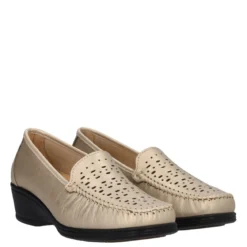 Mocassini Donna Oro