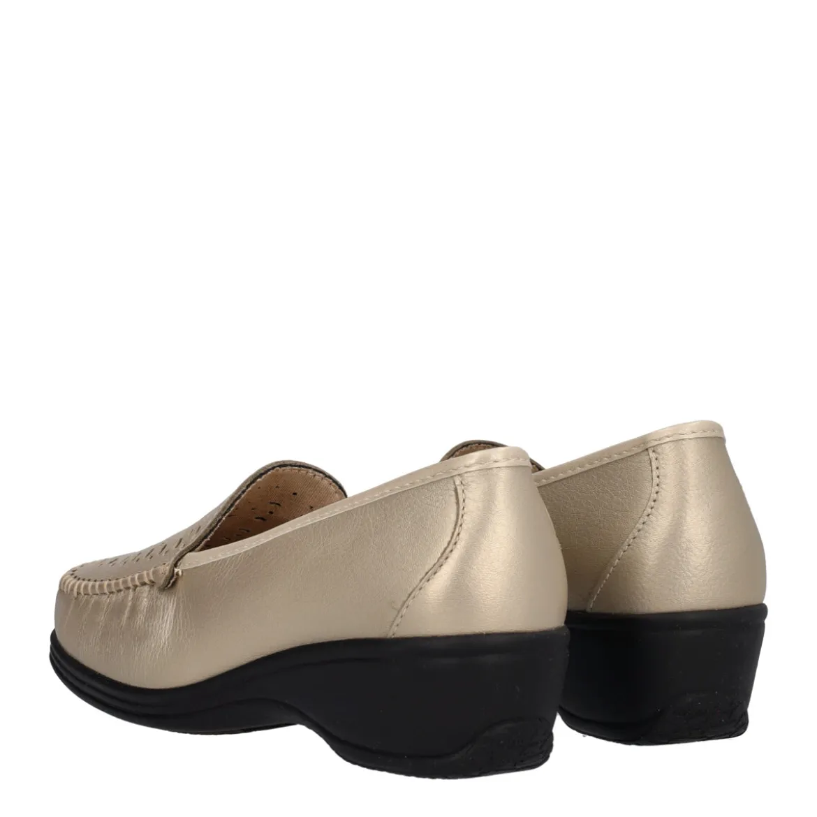 Mocassini Donna Oro