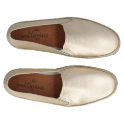Mocassini Donna Oro