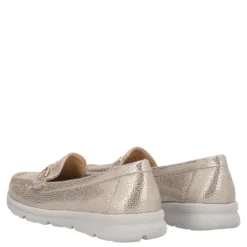 Mocassini Donna Platino