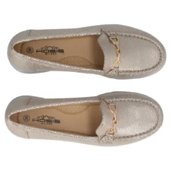 Mocassini Donna Platino