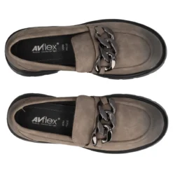 Mocassini Donna Taupe