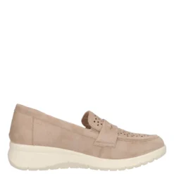Mocassini Donna Taupe