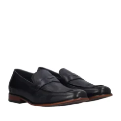 Mocassini Uomo Blu in Pelle