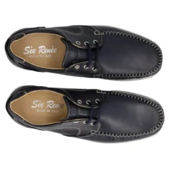 Mocassini Uomo Blu in Pelle