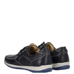 Mocassini Uomo Blu in Pelle