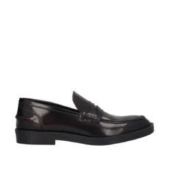 Mocassini Uomo Bordeaux in Pelle