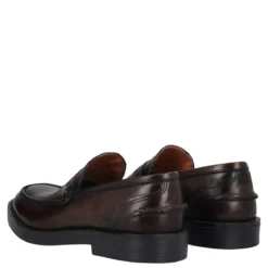 Mocassini Uomo Marroni in Pelle