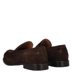 Mocassini Uomo Marroni in Pelle Suede