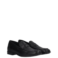 Mocassini Uomo Neri in Pelle