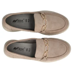 Mocassino Donna Taupe