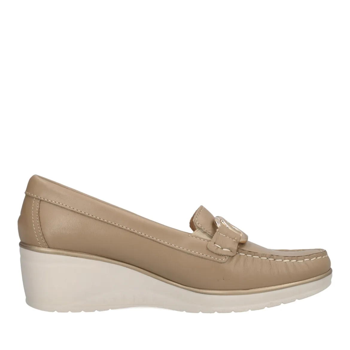 Mocassino Donna Taupe