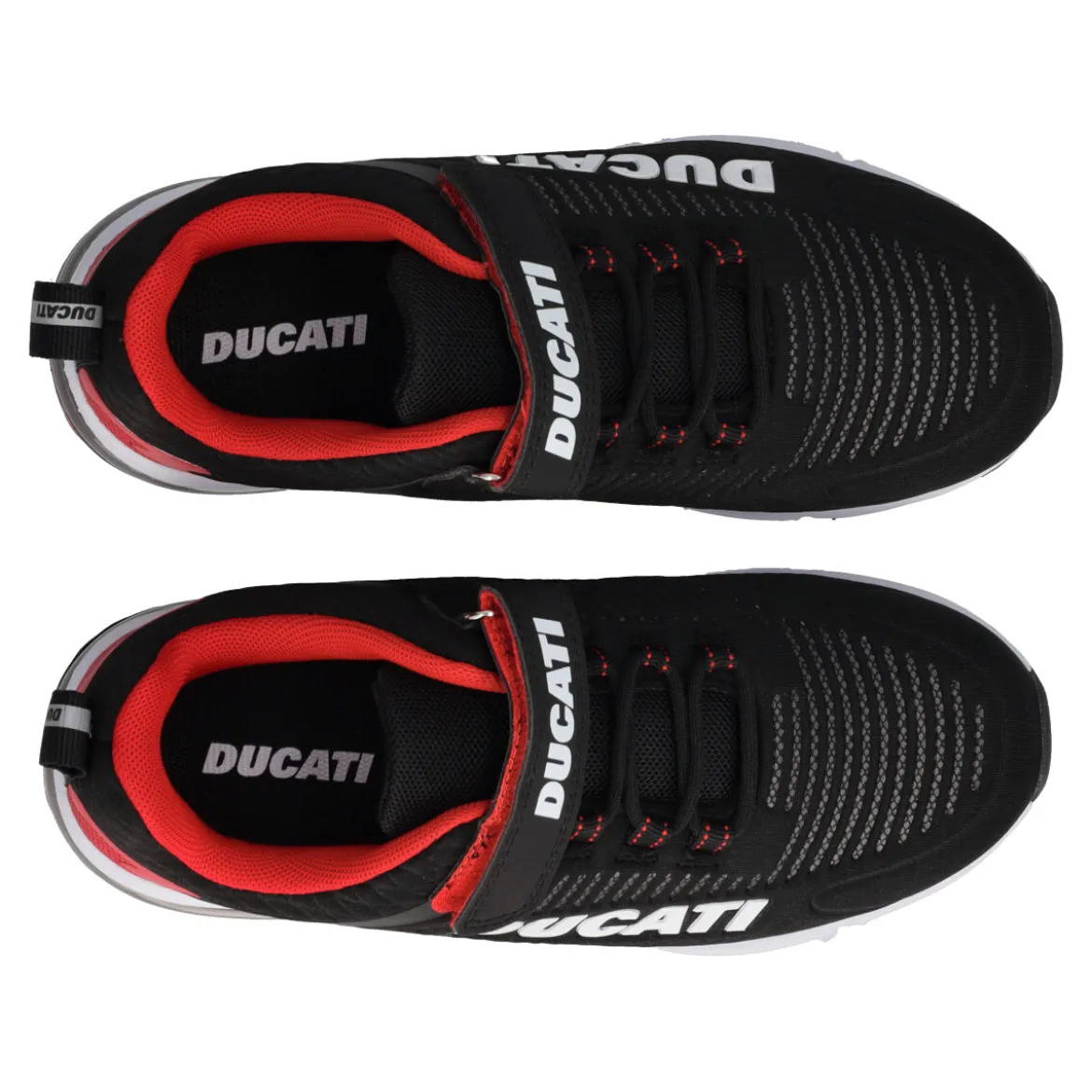 NIMBLE Sneakers Junior Nere e Rosse