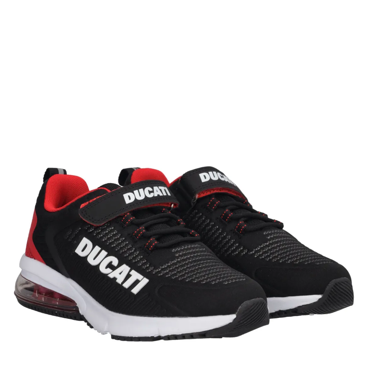 NIMBLE Sneakers Junior Nere e Rosse