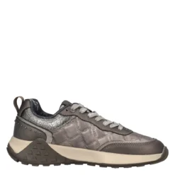 OPORTO Sneakers Donna Grigie Metallizzate