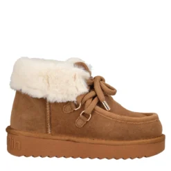 PACK NORDIC MID FUR Polacchini Donna Beige in Pelle