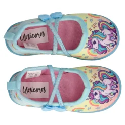 Pantofole Bambina Azzurre - Unicorn