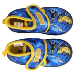 Pantofole Bambino Blu e Gialle - Dino