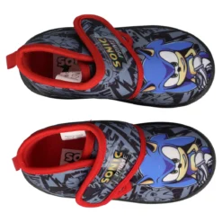 Pantofole Bambino Grigie, Rosse, e Blu - Sonic