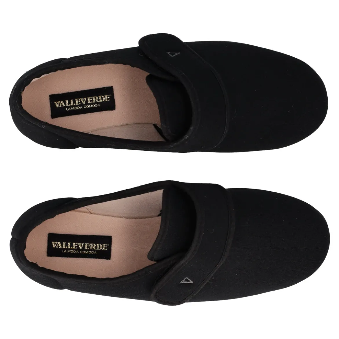 Pantofole Comfort Donna Nere