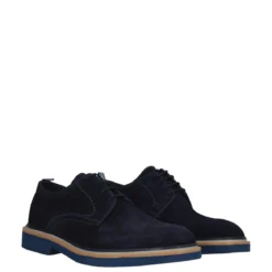 PARK Stringate Uomo Blu in Pelle
