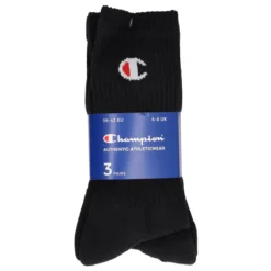 3PK CREW SOCKS UNISEX