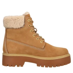Polacchi Donna Beige in pelle
