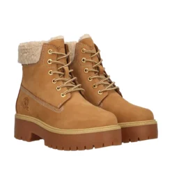 Polacchi Donna Beige in pelle