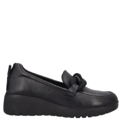POPPY Mocassini Donna Nere Comfort