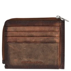 Porta carte Uomo In pelle Marrone