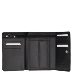 Portafoglio Donna Nero in Pelle