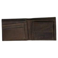 Portafogli Uomo in Pelle Marrone Militare