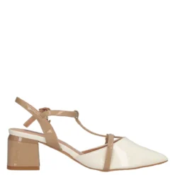QUEEN Sandali con Tacco Donna Burro