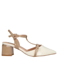 QUEEN Sandali con Tacco Donna Burro