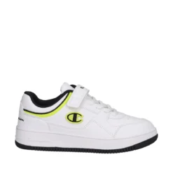 RD18 LOW B PS Sneakers Bambino Bianche e Giallo Fluo