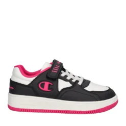 RD25 LOW G PS Sneakers Bassa Bambina Nere, Bianche e Fuxia