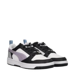 REBOUND V6 LO Sneakers Junior Lilla, Bianche e Nere