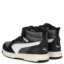 REBOUND V6 MID AC PS Sneakers Junior Grigie, Nere e Bianche