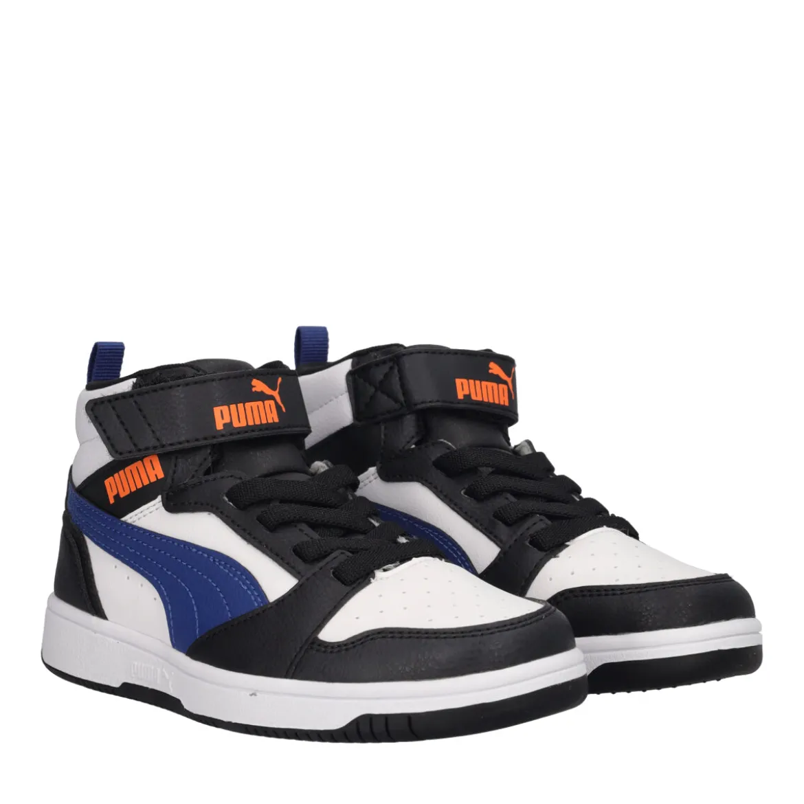 REBOUND V6 MID AC PS Sneakers Junior Blu, Nere e Bianche