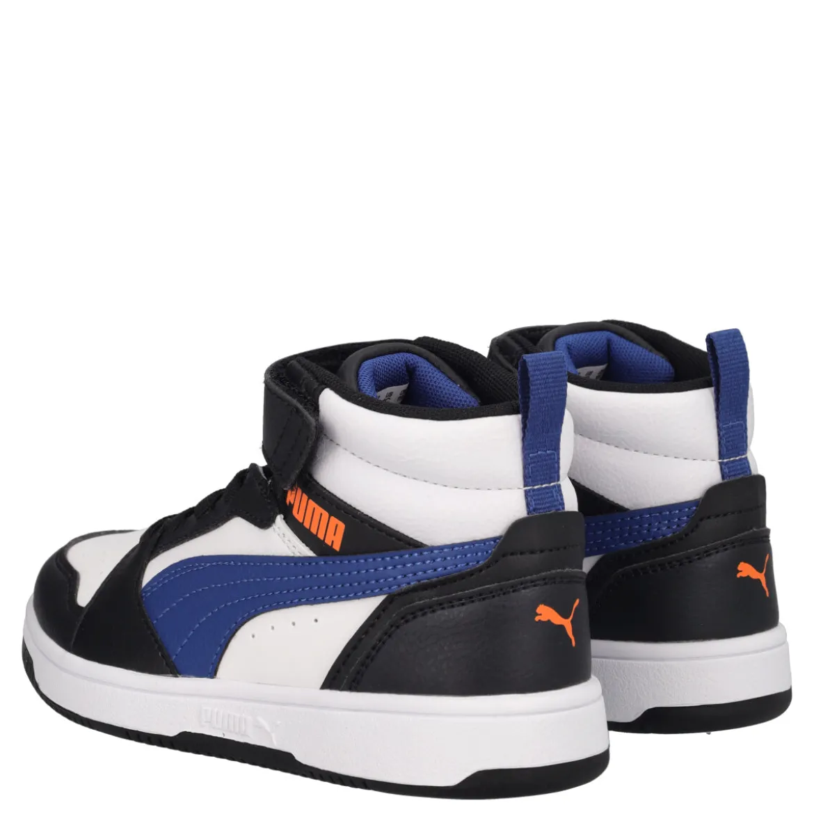 REBOUND V6 MID AC PS Sneakers Junior Blu, Nere e Bianche