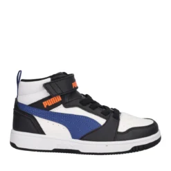 REBOUND V6 MID AC PS Sneakers Junior Blu, Nere e Bianche