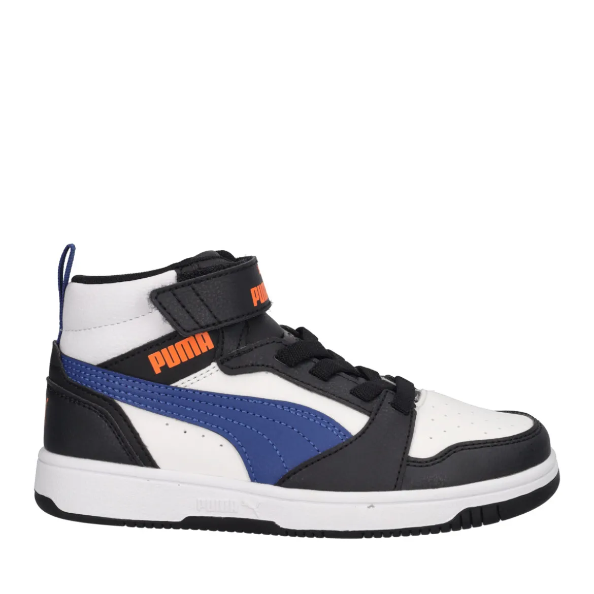 REBOUND V6 MID AC PS Sneakers Junior Blu, Nere e Bianche