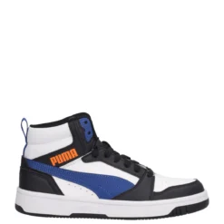 REBOUND V6 MID JR Sneakers Bambino Bianche, Nere e Blu