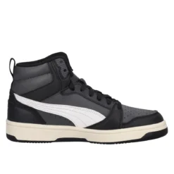 REBOUND V6 MID JR Sneakers Junior Nere e Bianche