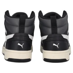 REBOUND V6 MID JR Sneakers Junior Nere e Bianche