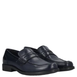 Rian Mocassini Uomo Blu Bristol in Pelle