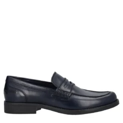 Rian Mocassini Uomo Blu Bristol in Pelle