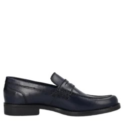 Rian Mocassini Uomo Blu Bristol in Pelle